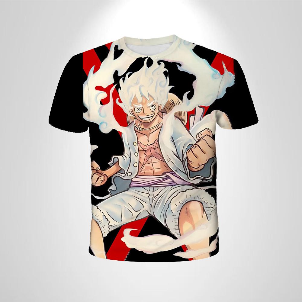 Summer Boy 3D Print T-Shirt Cartoon Short-Sleeved Top Boys Loose Clothing Casual