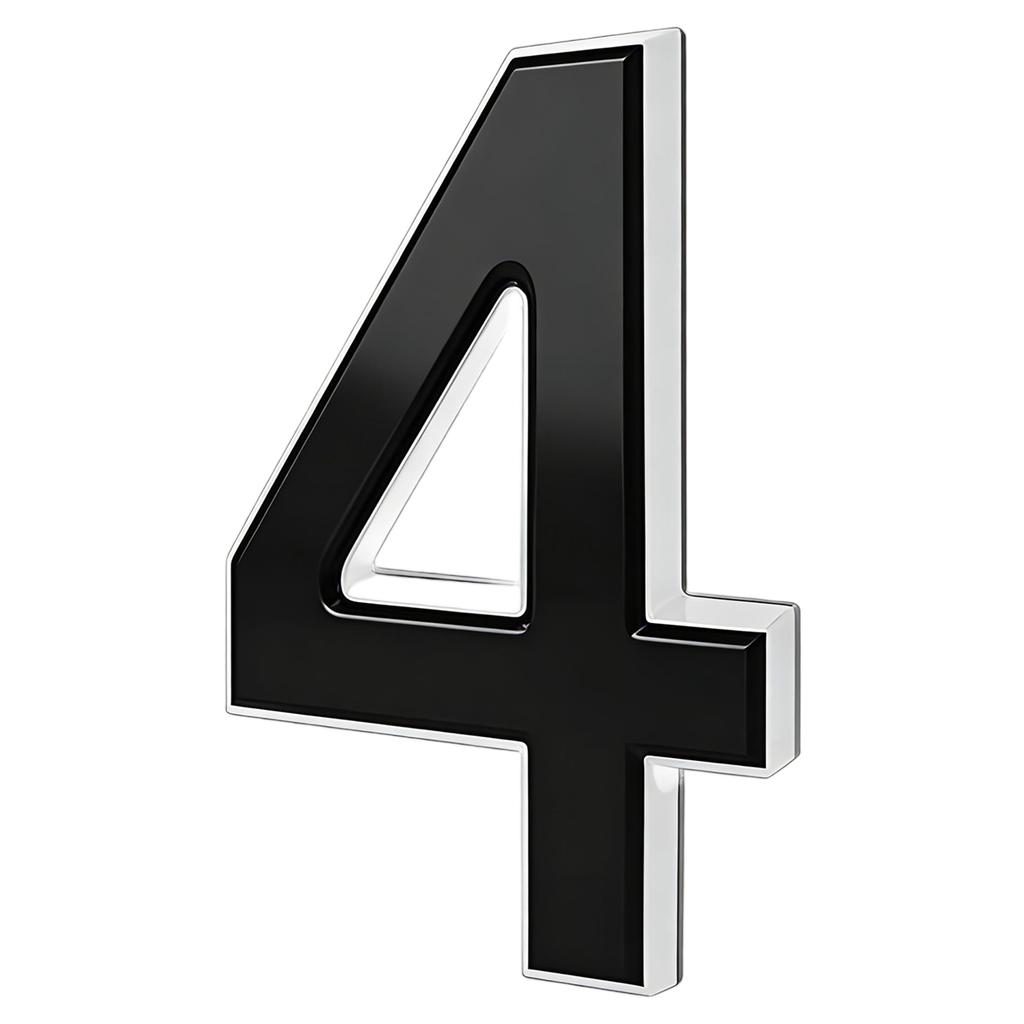 Modern Acrylic LED House Number Sign Illuminated Address Plaque Weatherproof Outdoor Decorative Number 3 for Home Office Hotel Apartment Door Wall