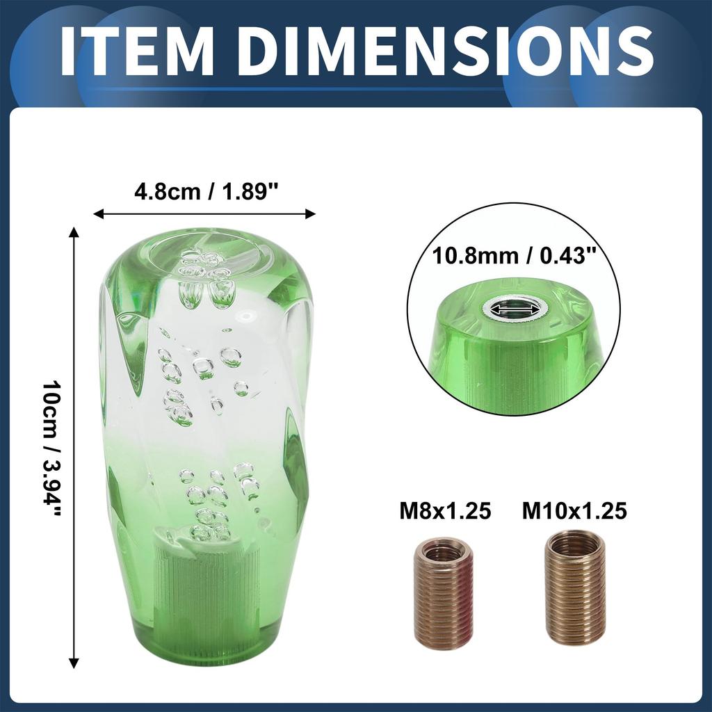 INFINAUTO Car Shift Knobs 10cm Universal Automatic and Manual Car Gear Shift Knob with