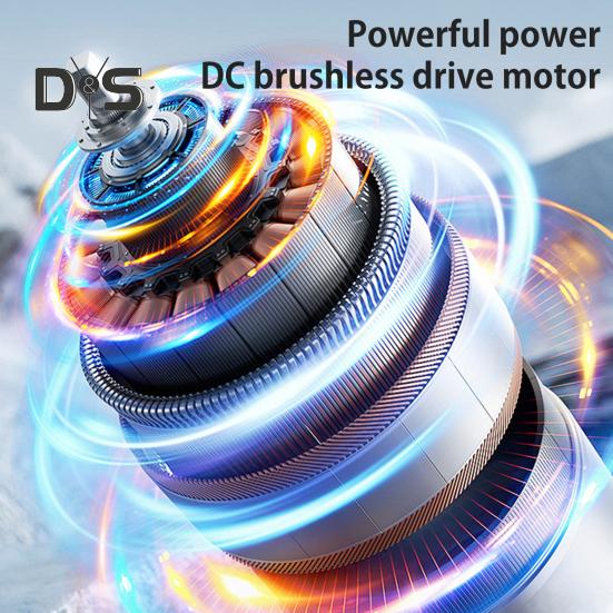 Bladeless Desk Fan with 6 Speed Modes Strong Airflow Compact Design Portable Rechargeable Quite Cooling Spray Fan