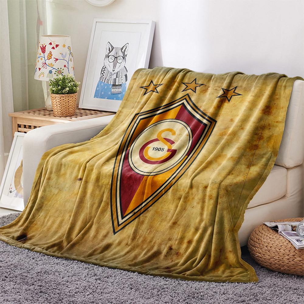 Galatasaray SK2 Flannel Blanket, High Quality Comfortable for All Seasons, Home Decor, Warmth and Comfort