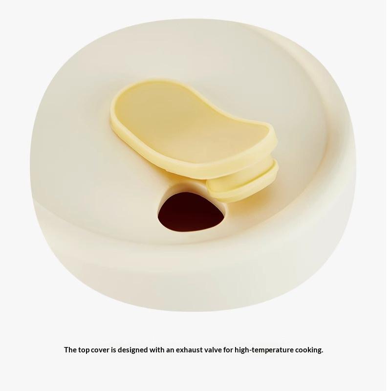 1 Pezzo Barattolo in Vetro per Alimenti da 240/400 ml con Coperchio in Silicone Ermetico Resistente al Calore Adatto al Microonde Contenitore per Zuppe Succhi Barattolo per Cereali