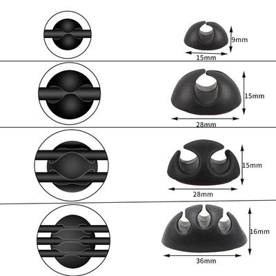 Large Self-Adhesive Cable Organizer Clip for Desktop
