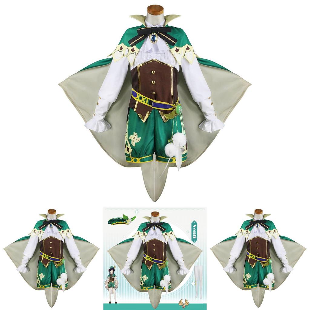 Luxurious Genshin Impact Venti Cosplay Costume For Women Perfect For Halloween Parties