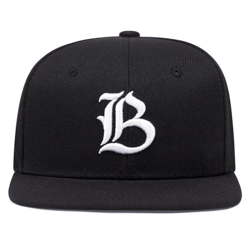 New IB Letter Embroidery Snapback Cap Unisex Fashion Baseball Cap Man Hot Sale HiP Hop Baseball Cap Women Outdoor Sport Hat