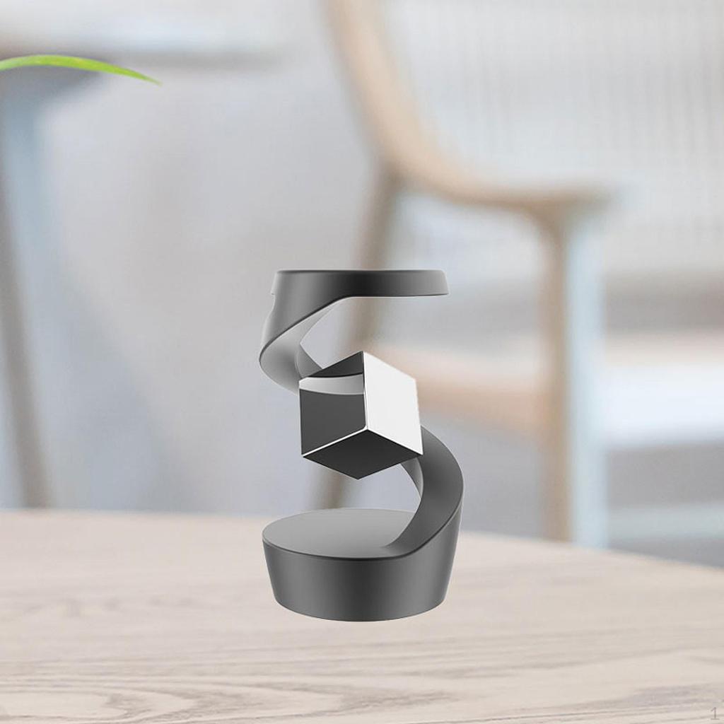 Defying Gravity Desk Toy Fidget for Keeping Focus Boys Girls Kids Teens Black Silver