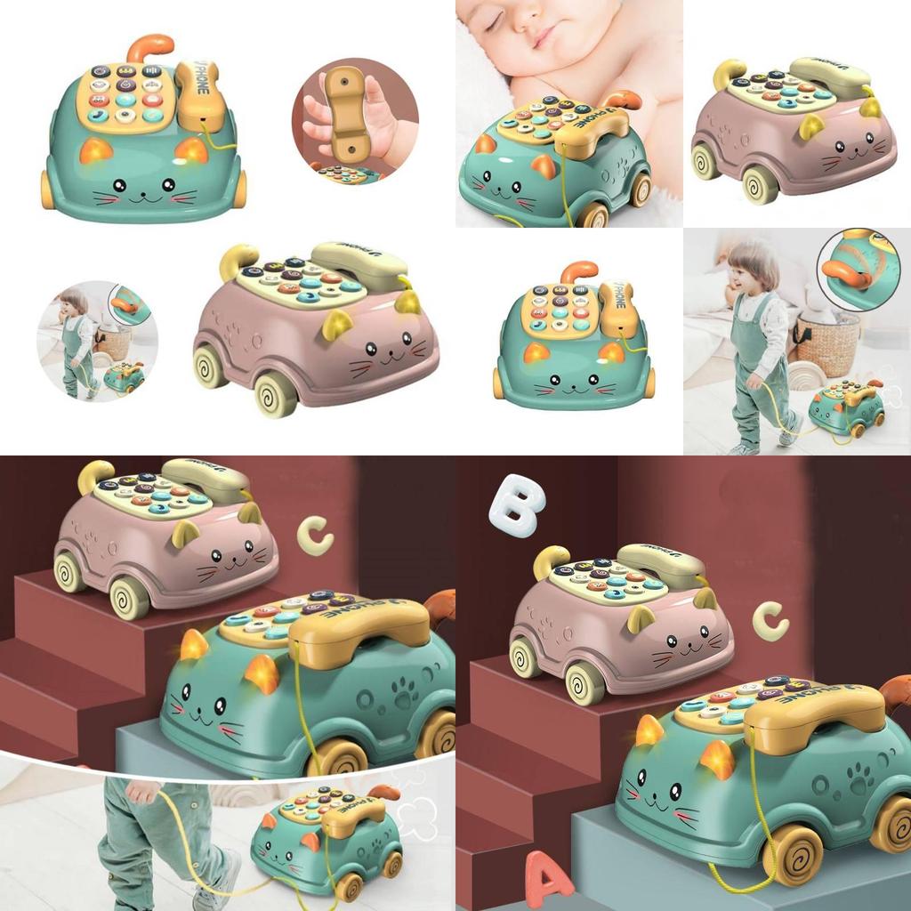 Cat-themed Bilingual Phone Toy For Kids