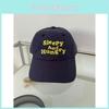 Sleepy And Hungry Letter Cotton Baseball Cap For Women With Sun Protection Summer Fashion Trendy Casual
