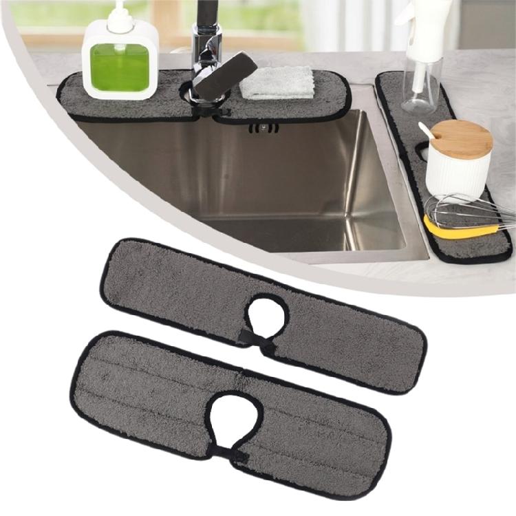 Faucet Water Absorption Pad Keep Sink Surrounding Dry From Water Spots Reusable Sink Pad