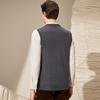 High End Minimalist with Cotton Wool V-neck Vest
