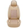 H8 Leather & Ice Silk Universal Car Seat Cover: Cartoon Design for All Seasons