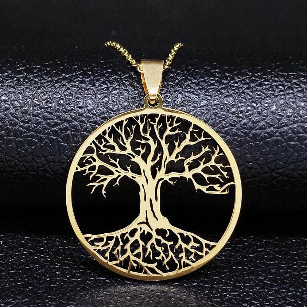 European and American Tree of Life Pendant DIY Women's Necklace Jewelry Pendant Gift for Men