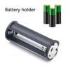 Black Cylindrical Type Plastic Battery Holder For 3A Battery Converter Box Toy flashlighting Lamp Adapter for Case