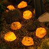Auto on/Off LED Solar Light Cobblestone Shaped Solar Lawn Lamp Outdoor Pebble Lamp  Lawn