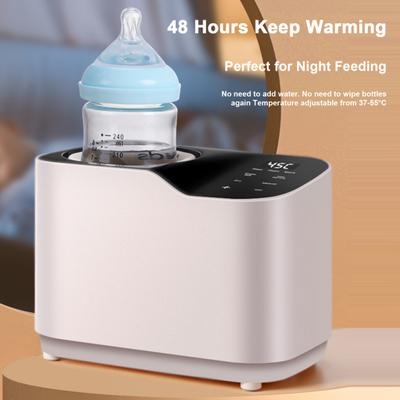 Milk Warmer with Thermostatic Feeding Waterless Heating Rotary Heating Easy To Use Universal Baby Bottle Warmer for Safe Heating