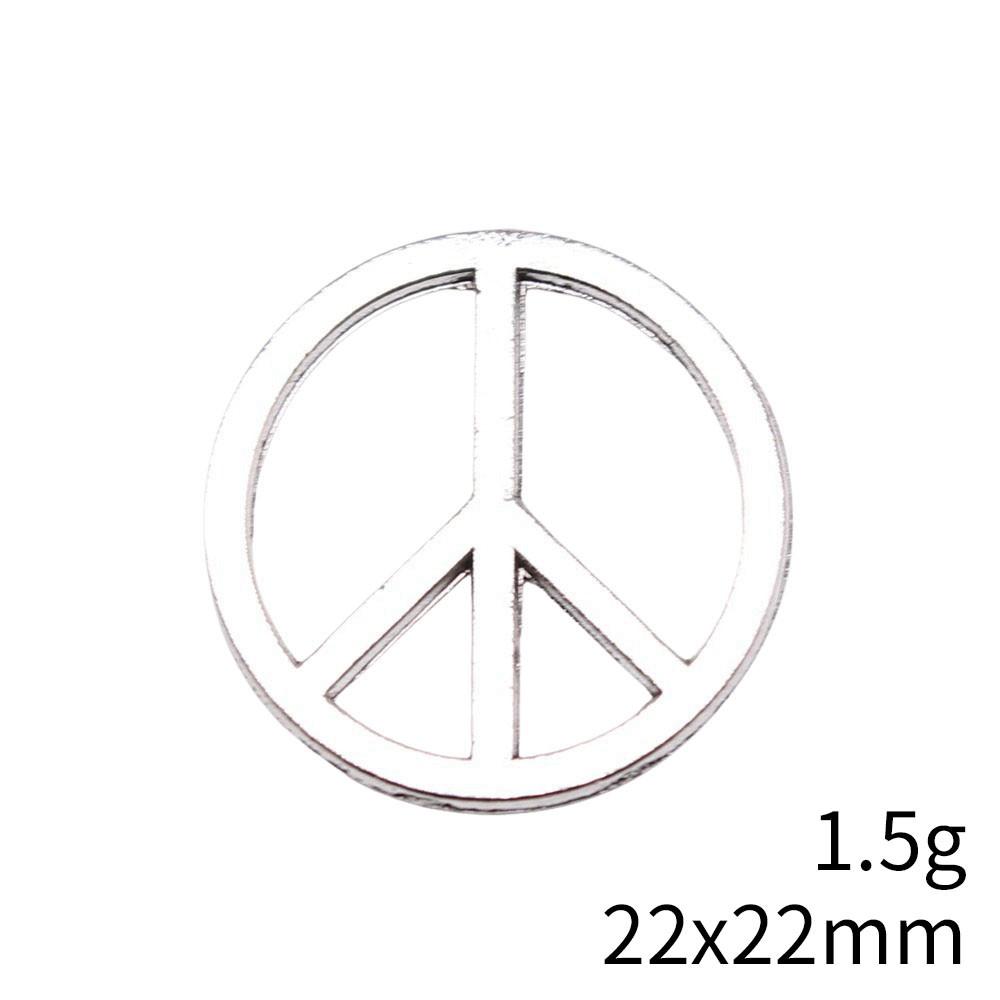 Valentinstag Großpackung Anhänger Friedenssymbol Anhänger Anhänger Rucksackanhänger Set