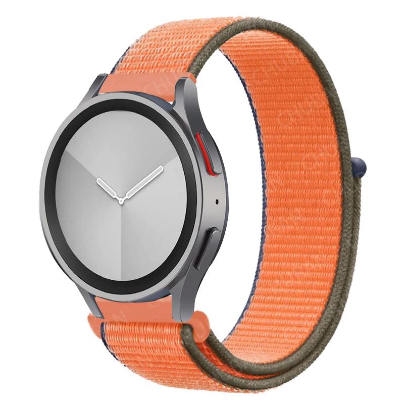 Nylonový smyčkový pásek pro Samsung Galaxy Watch 6/5/pro/4/Classic/active 2 43-47-44mm 20mm/22mm sportovní náramek huawei gt 4/2/e/3 pásek