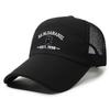 Adjustable Mesh Trucker Hat Letter Embroidery Fishing Running Sports Cap  For Man Women