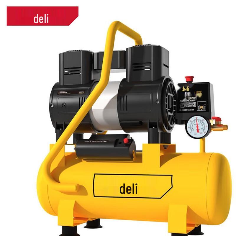 Deli 1300W 15L Portable Oil-Free Air Compressor