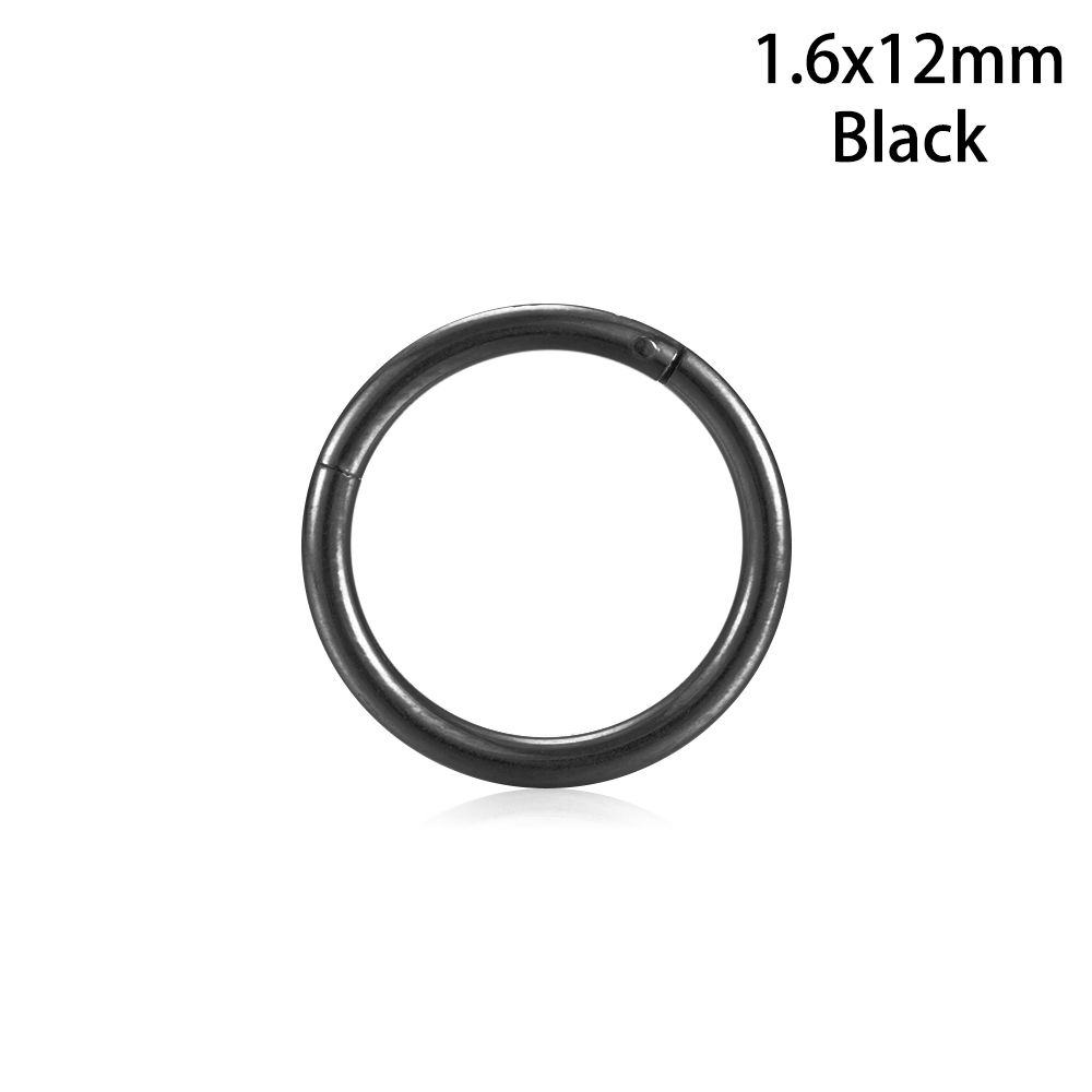 1Pc Hot Unisex Titan Stahl Scharnier Segment Ohr Helix Tragus Nase Hoop Lippen Ring Piercing Septum