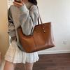 New Women's Bag Large-capacity Commuter Bag Women's Retro Simple and Atmospheric Shoulder Bag Portable Tote Bag