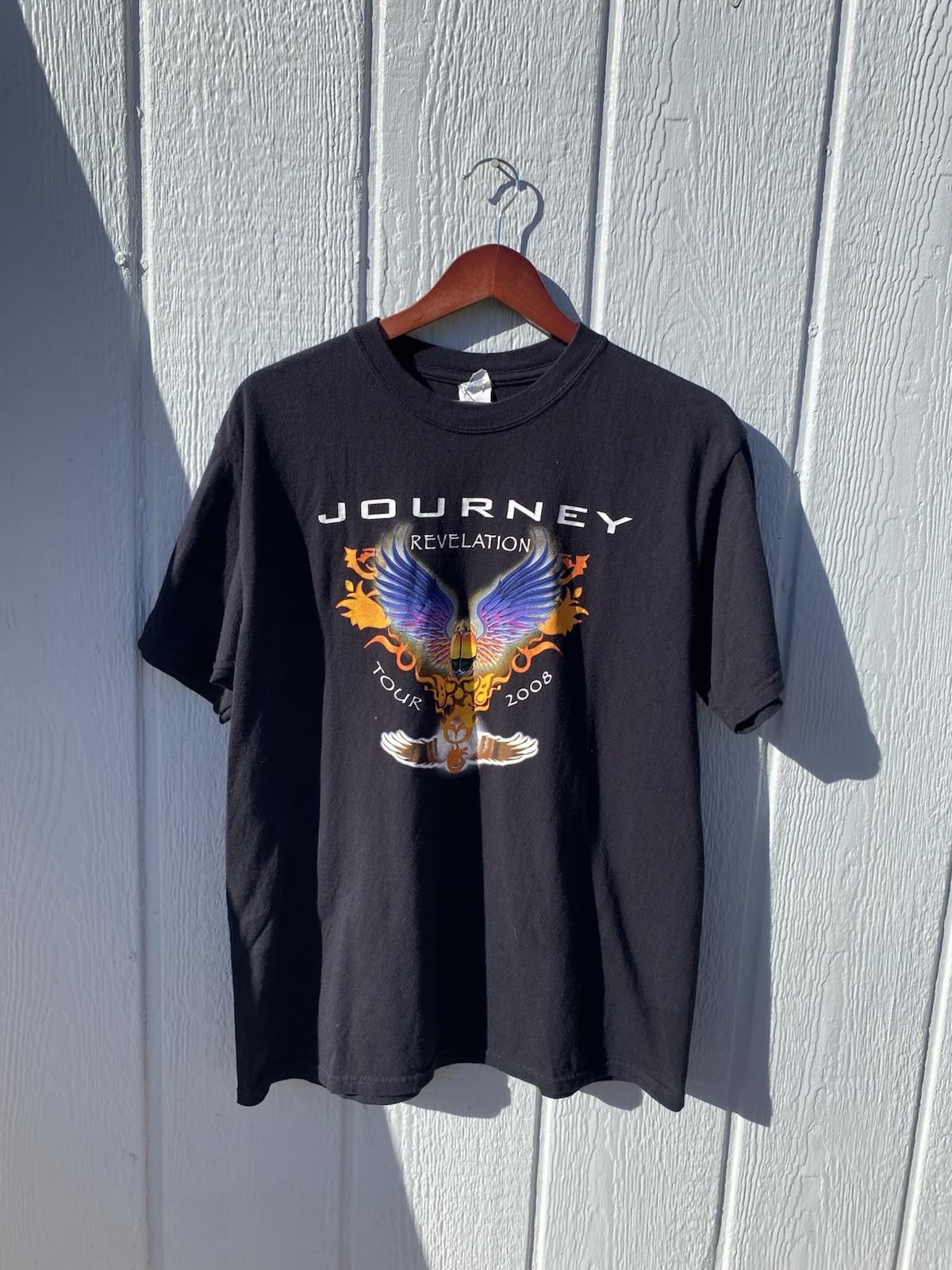 Vintage 2000s Journey Revelation Tour Men’s Black Large T-Shirt Unisex T-Shirt XL