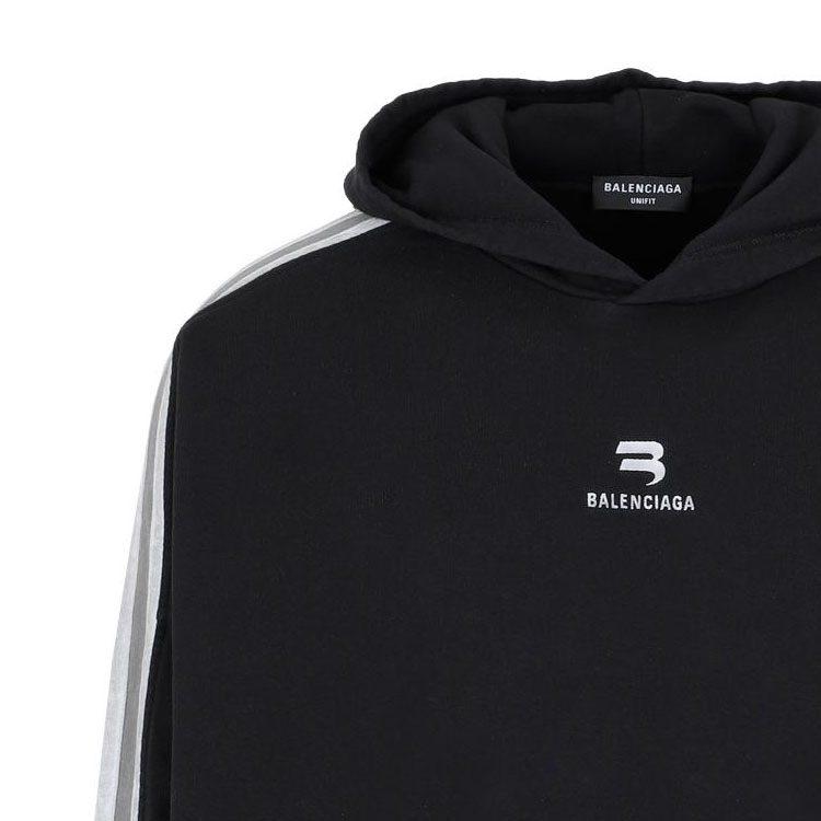Balenciaga Sporty B Side Stripe Oversized Hoodie 704023TMVG23869