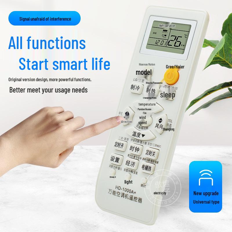 Kungfu Control Universal-Klimaanlagenfernbedienung 1000A+: Markenübergreifende Kompatibilität und Multifunktionalität