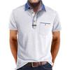 Mens Summer Short Sleeve Polo Shirt Casual Top