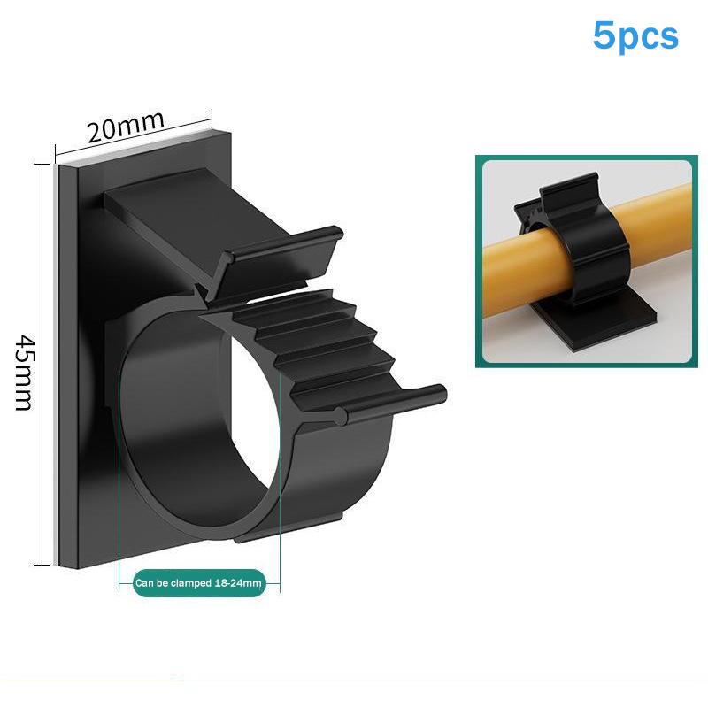 Cable Clips Adjustable Organizer Self Adhesive Mounts Cord Wire Clamps for Desktop Office Home Charger Tidy Solution