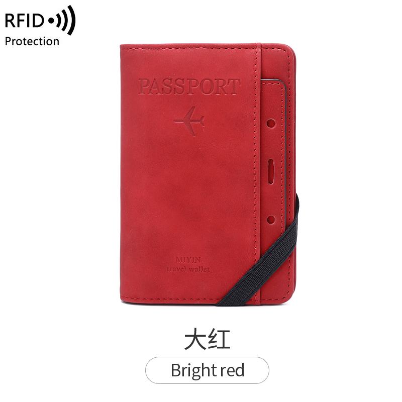 

Набор для проезда с RFID-картой/карта вакцинации, держатель паспорта, бумажник для паспорта, многофункциональный набор визитных карточек из ПУ, дорожные аксессуары