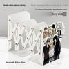 Death Note Cute Cartoon Desktop Organizer: Retractable Folding Book Stand for Students