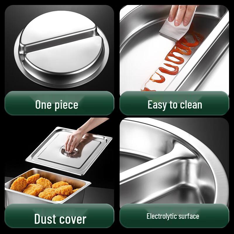 Rectangular Stainless Steel Buffet Food Warmer Tray