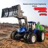 Electric Remote-Control Alloy Tractor & Harvester Toy for Kids