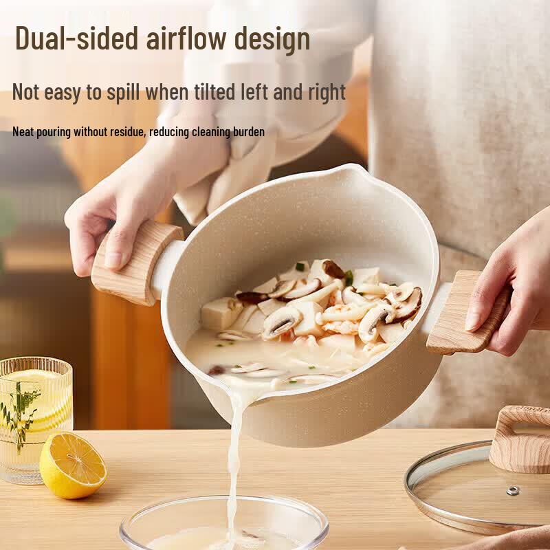 Supor 20cm Maifan Stone Non-Stick Double-Handle Pot