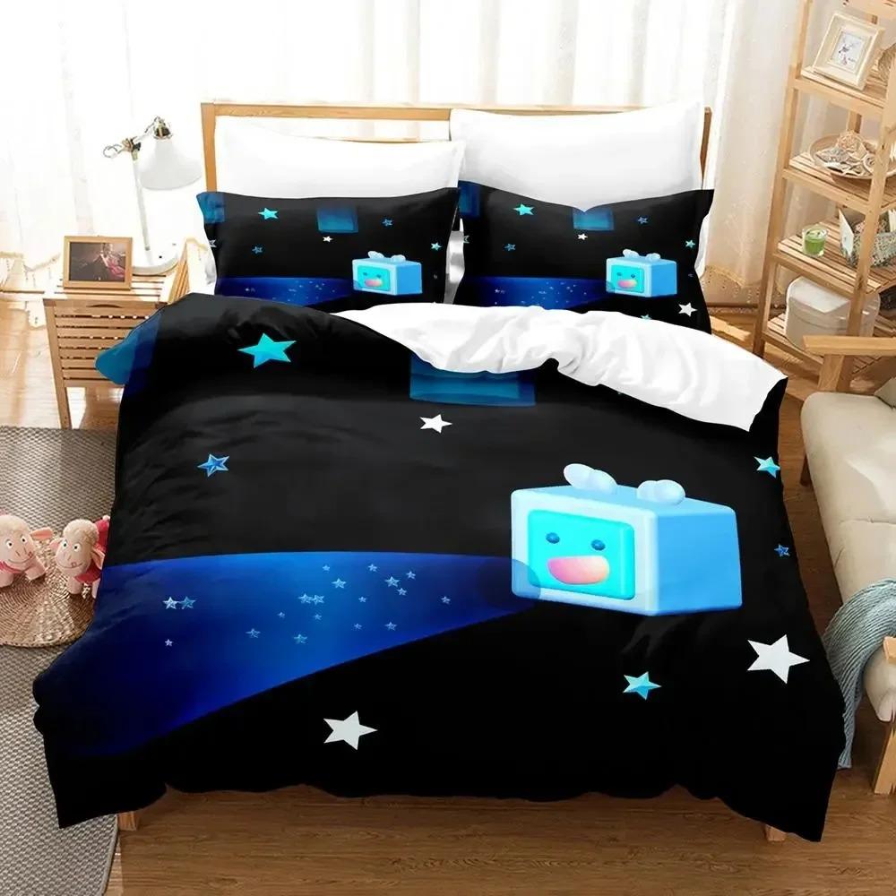 Cartoon Bee PuppyCat Bedding Set Duvet Cover Bed Set Quilt Cover Pillowcase Comforter king Queen Size Boys Adult Bedding Set
