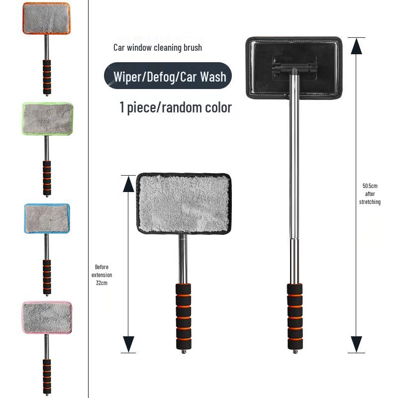 Car Interior Windshield Defogger Brush: Window Defogging & Cleaning Tool