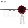 Damen Mädchen Haaraccessoires Maskenball Kostüme Hochzeitsgirlande Halloween Haarbänder Haarkranz Rote Rosenkrone