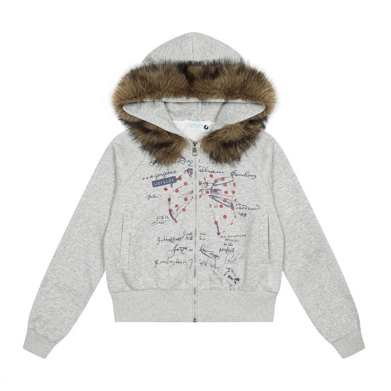 Unisex Oversized Hoodie With Detachable Faux