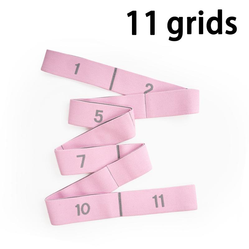 

Многоступенчатая лента для растяжки для йоги, лента для растяжки для латиноамериканских танцев, корректор осанки, эластичная лента с 11 делениями, цифровая лента, лента для поз