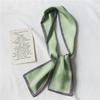 Print Flower Small Scarf For Women Handle Bag Ribbons  Fashion Head Scarf Small Long Skinny Scarves  Headbands