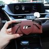 XYZ1 Car Leather Glasses Case Sun Visor Sunglasses Clip Organizer Box Badge for Volkswagen VW Rline Golf 5 Lavida GTI R32 Beetle Polo