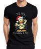 Its Fine Everything Is Fine Duck Christmas String Lights Funny Unisexs Tshirt