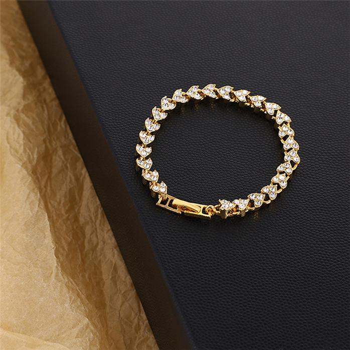 Woman Fashion Crystal Diamond Bracelets Romantic Gifts