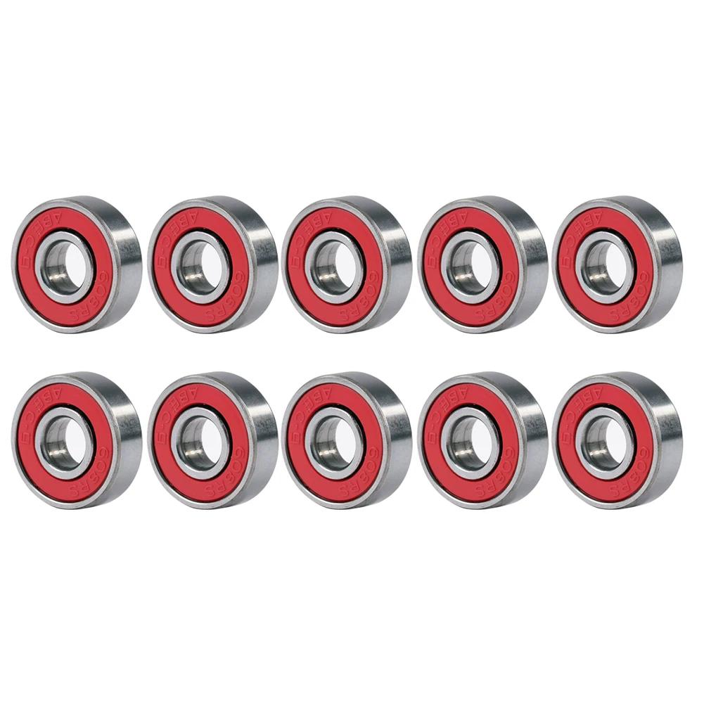 10/20pcs Ball Bearings 608RS ABEC-9 8x22x7mm Carbon Steel Miniature Bearing Skateboard Scooter Deep Groove  Roller Skate Bearing