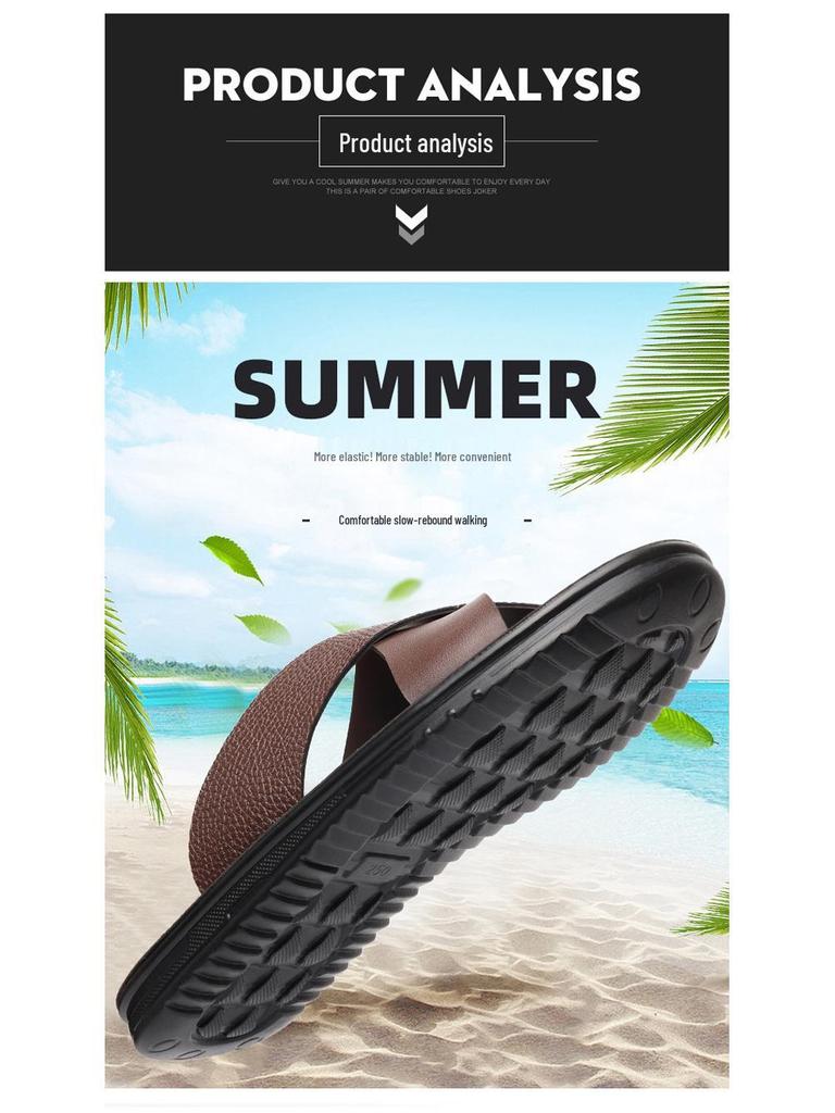Men's Trendy Non-slip Breathable Sandals - Summer 2025