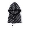 Balaclava hat wool hat women's winter pile hat showing face small knitted hat scarf scarf