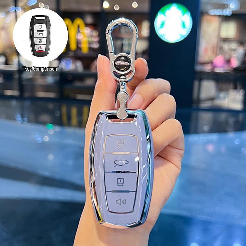 Key Cover for 2024 Haval Big Dog: Fits 23mm Chitu H6, 22mm New H9 Buckle, 19mm Old M6 Case - Simple Design