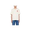 Heart Embroidery Round Neck Pullover Short Sleeve T-Shirt Men Tops White SPEUTS022726-150