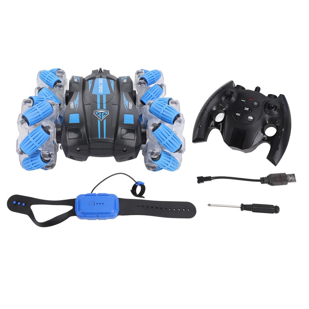 Gesture Sensing RC Stunt Car with Light for Boys Girls 2.4GHz Remote Control Hand Controlled Drift Car Toy Double Sided